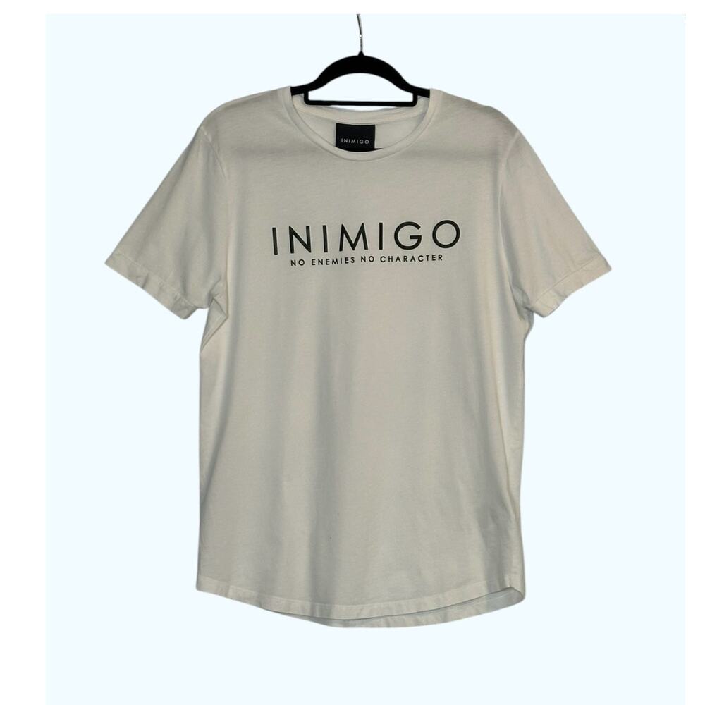 Inimigo white short sleeves t shirt size Medium